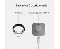 Oura Ring 5 Czarny (rozmiar 9) - 1608605 - zdjęcie 9